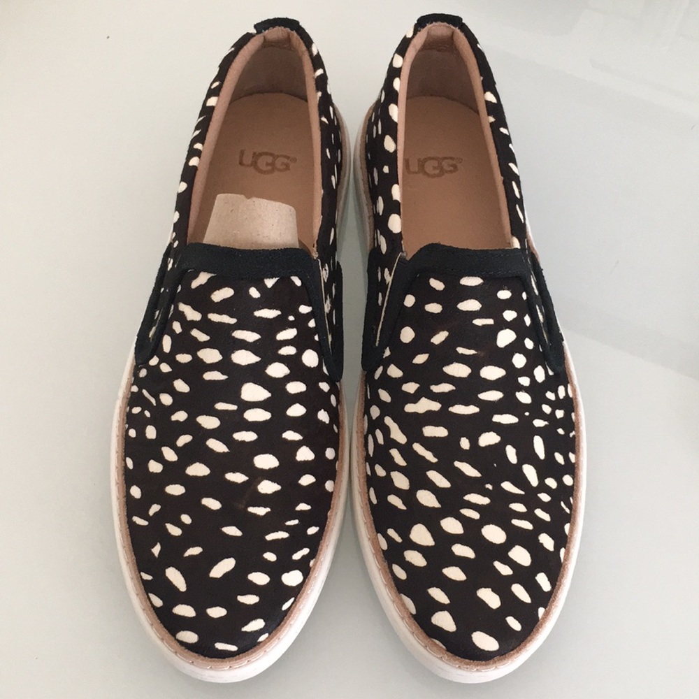 Ugg Soleda Exotic Black Sneakers Womens New - Picture 5 of 8